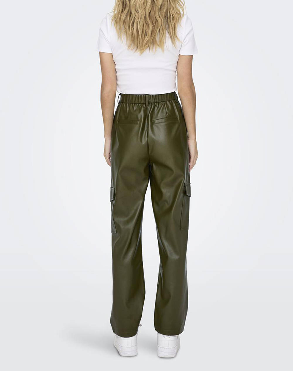 ONLY ONLKIM FAUX LEATHER CARGO PANT CC OTW