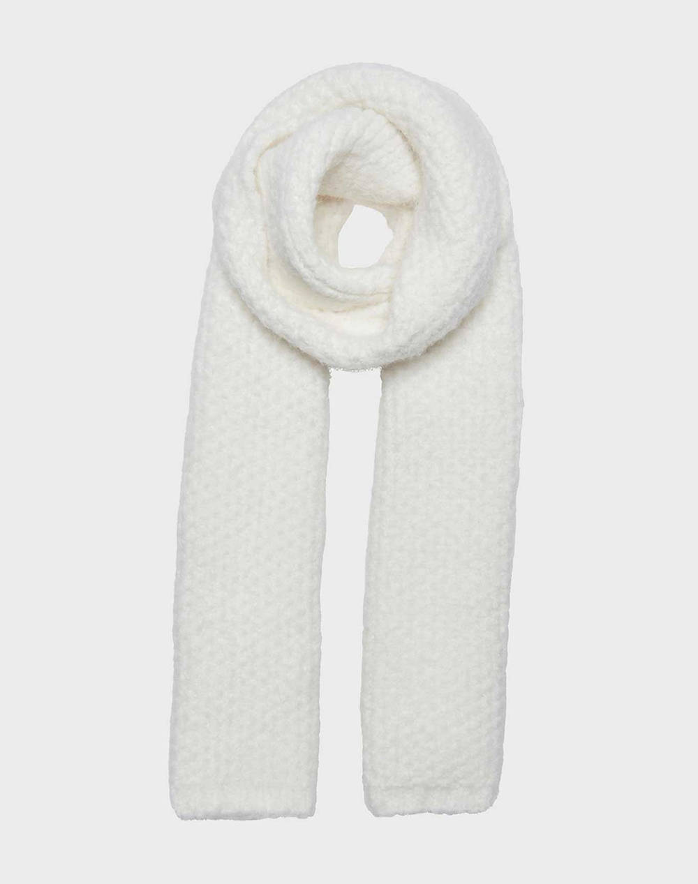  ONLY ONLMARIE STRUCTURE SCARF CC 15299014-Cloud Dancer OffWhite 2025