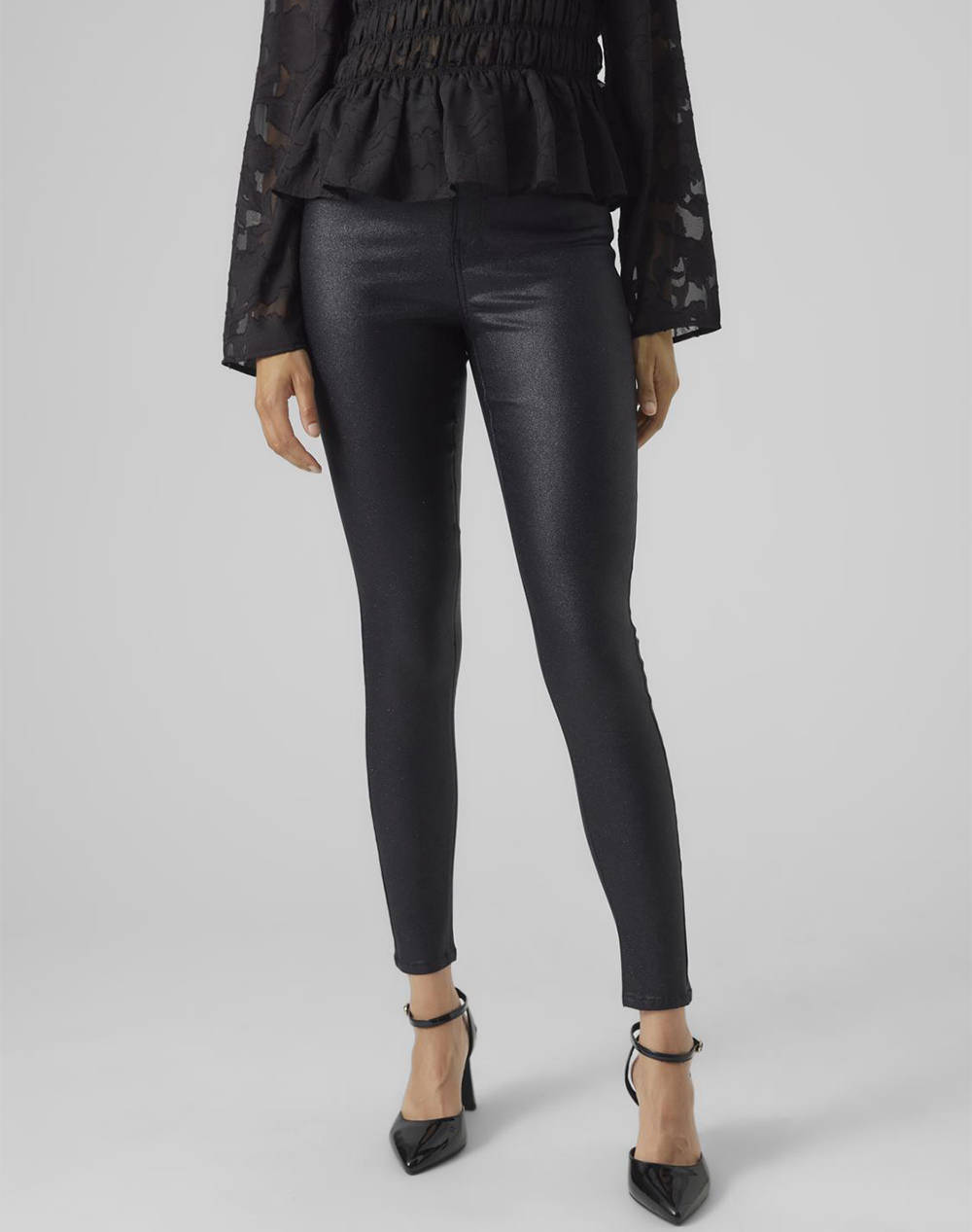 VERO MODA VMSOPHIA HR SKINNY COATED JEANS