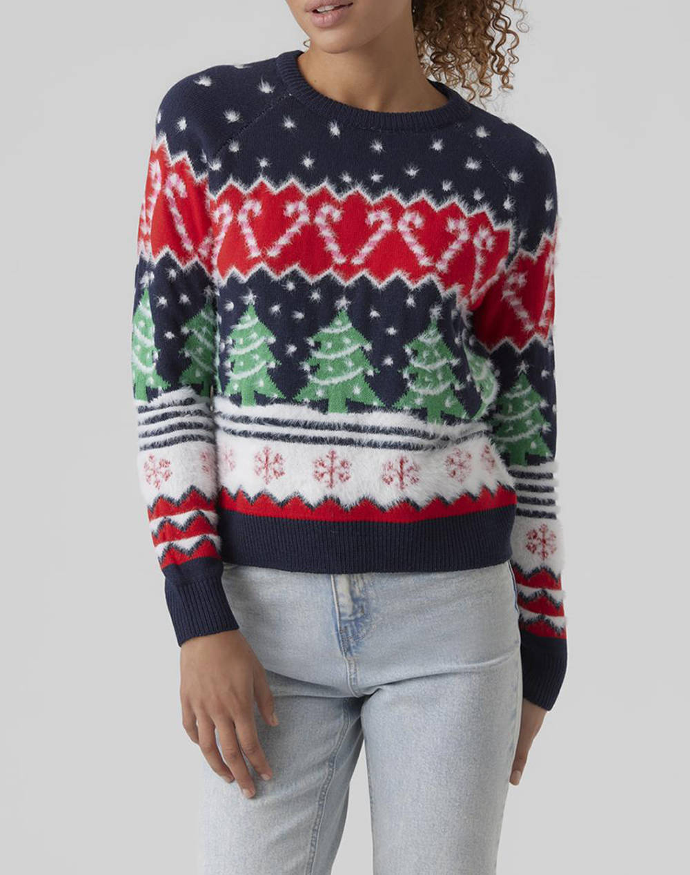 VERO MODA VMXMASALLOVER LS O-NECK BLOUSE XMAS