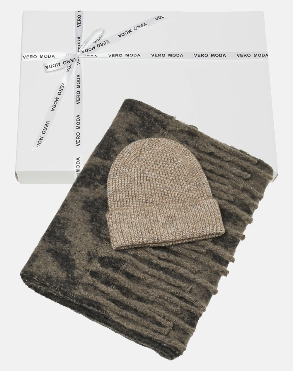 VERO MODA VMLILLIE GRACE SCARF/BEANIE BOX GA