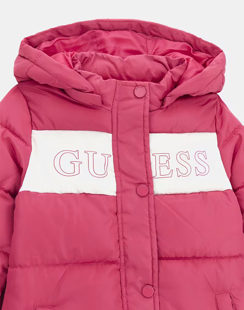 GUESS HOODED LS PADDED JAC ΜΠΟΥΦΑΝ ΠΑΙΔΙΚΟ GIRL