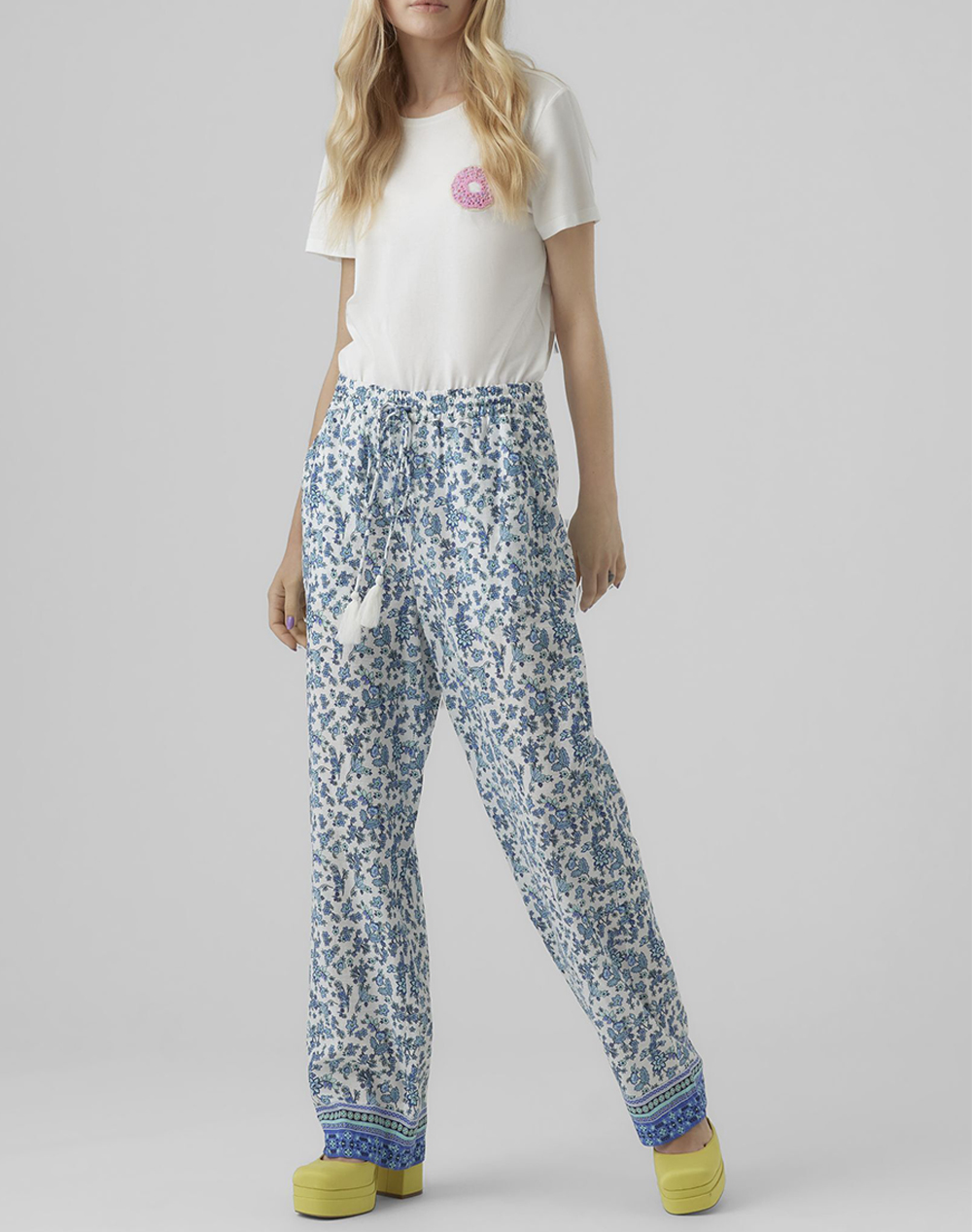 VERO MODA VMMILAN HW WIDE PANT WVN