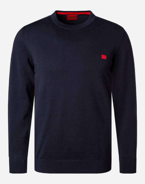 HUGO BOSS KNITTED San Cassius-C1 TOP - DarkBlue | Politikos-shop.gr