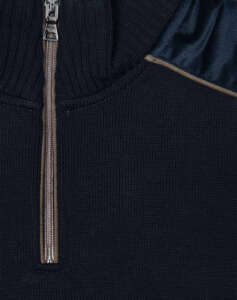 PAUL&SHARK MENS ZIPPED PULLOVER C.W. WOOL