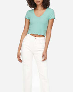 ONLY ONLKIKA S/S V-NECK TOP JRS