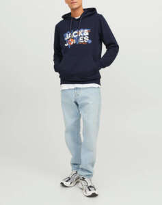 JACK&JONES JCODUST SWEAT HOOD SN