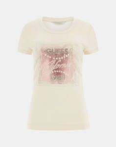 GUESS SS CN G LOGO TEE WOMEN