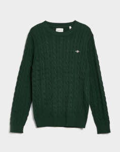 GANT SWEATER LS COTTON CABLE C-NECK