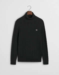 GANT SWEATER LS COTTON CABLE TURTLE NECK