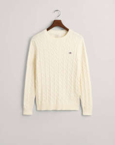 GANT SWEATER LS COTTON CABLE C-NECK