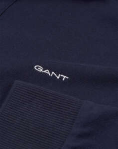 GANT LS TEXTURED COLLAR POLO SHIRT