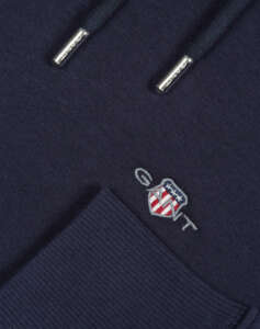 GANT LS REG SHIELD HOODIE