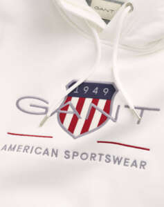 GANT LS REG ARCHIVE SHIELD HOODIE