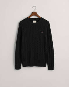 GANT SWEATER LS COTTON CABLE C-NECK