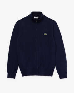 LACOSTE KNIT SWEATER JACKET