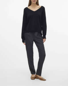 VERO MODA VMBREEZE LS V-NECK PULLOVER BOO