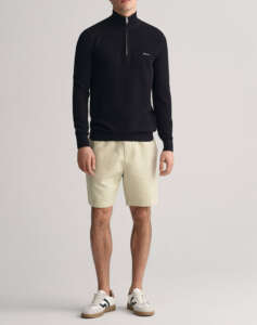 GANT SWEATER LS COTTON PIQUE HALF ZIP