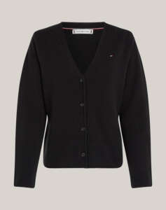 TOMMY HILFIGER SOFT WOOL V-NK CARDIGAN