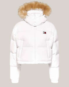 TOMMY JEANS TJW CRP ALASKA FAUX FUR HOOD