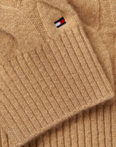 TOMMY HILFIGER SOFT WOOL CABLE C-NK