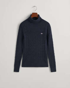 GANT ΠΟΥΛΟΒΕΡ ΜΜ STRETCH COTTON CABLE TURTLENECK