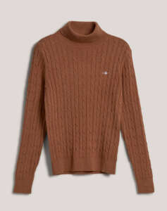 GANT ΠΟΥΛΟΒΕΡ ΜΜ STRETCH COTTON CABLE TURTLENECK